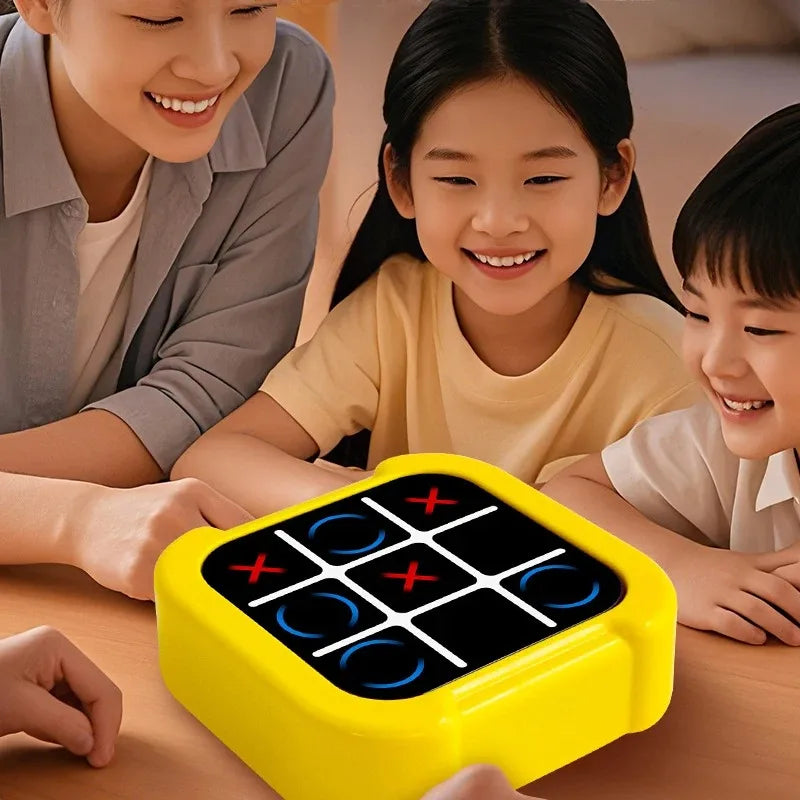 Electronic Chessboard Tic Tac Toe Multifunctional Children's Education Strategy Toy  Parent-Child Fun Interactive Brain Game