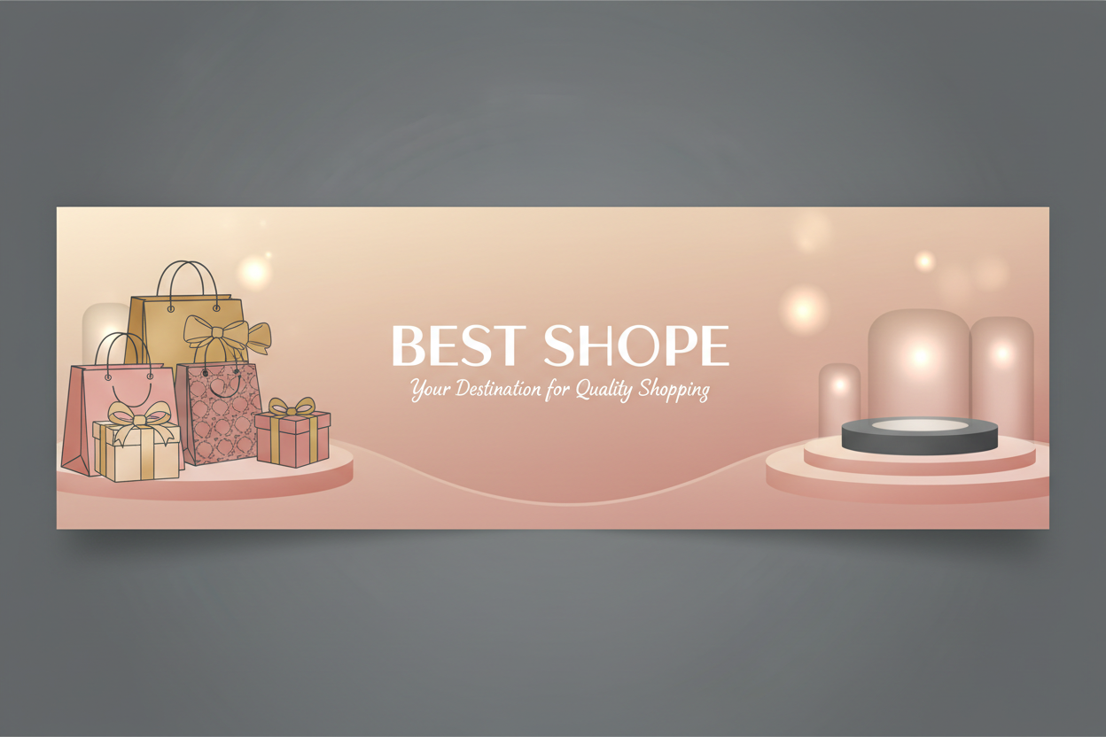 generet an image about best shope in the bottom of my store 